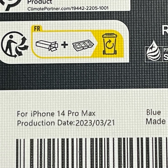 CASEKOO Genuine Magnetic Ring Stand for iPhone 14 Pro Max Blue Case - Picture 8 of 8